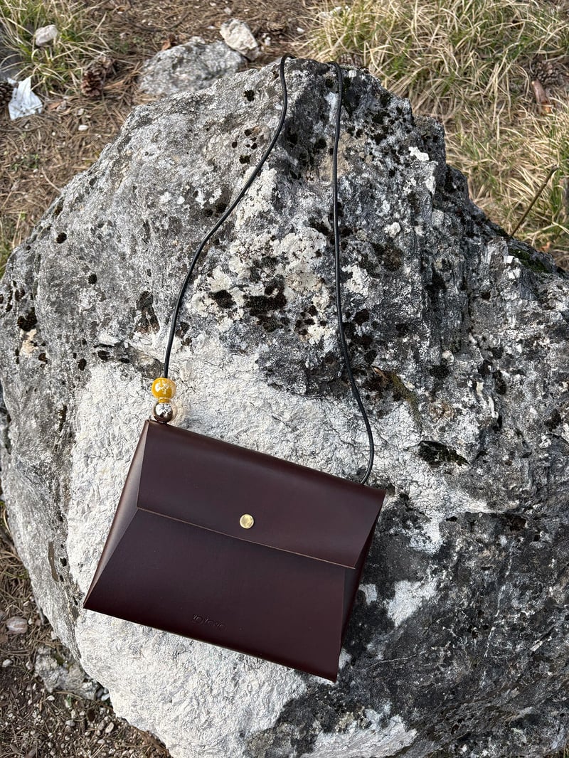 Medium Origami Bag L – Dark Brown