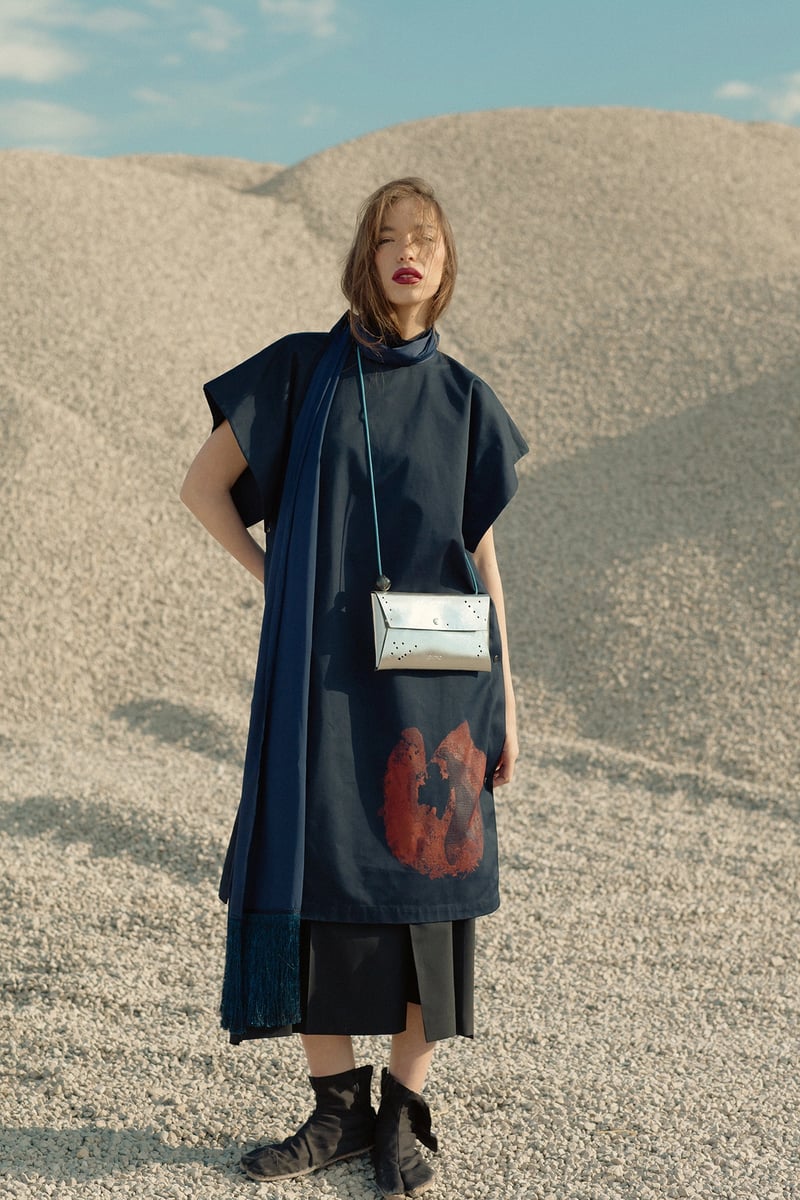 Medium Origami Bag M – Silver