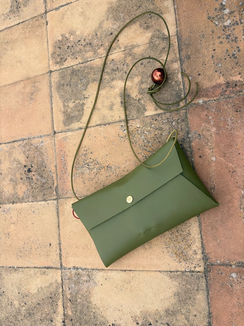 Medium Origami Bag M – Olive Green