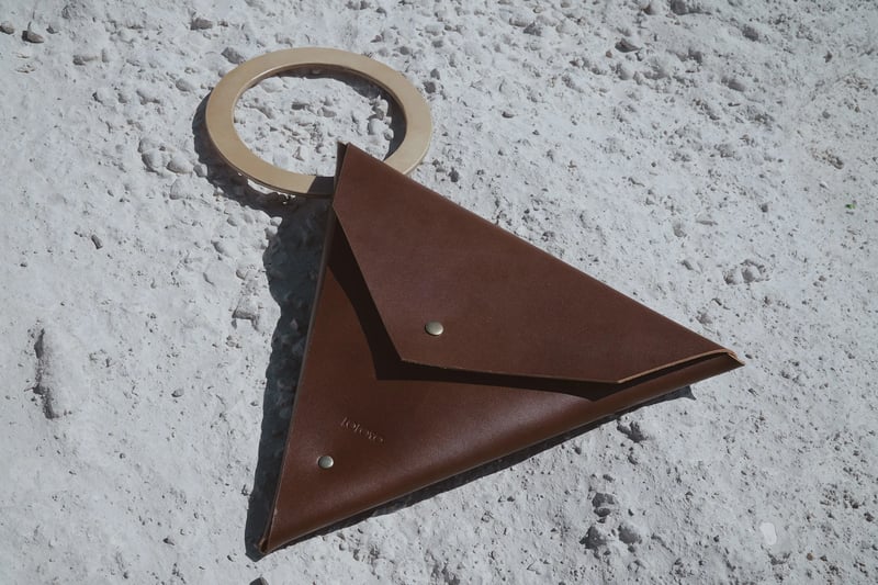 Triangle Bag  in Kamel
