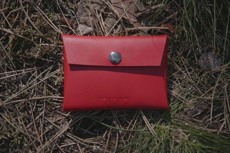 Mini Origami wallet - Red