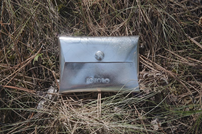 Mini Origami wallet - Silver