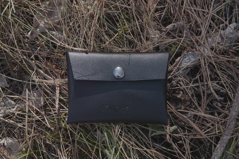 Mini Origami wallet - Black